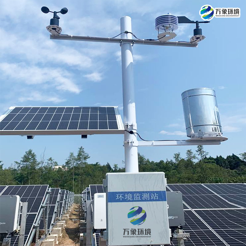 太陽能發(fā)電環(huán)境監(jiān)測(cè)站可全天候監(jiān)測(cè)空氣中負(fù)氧離子濃度
