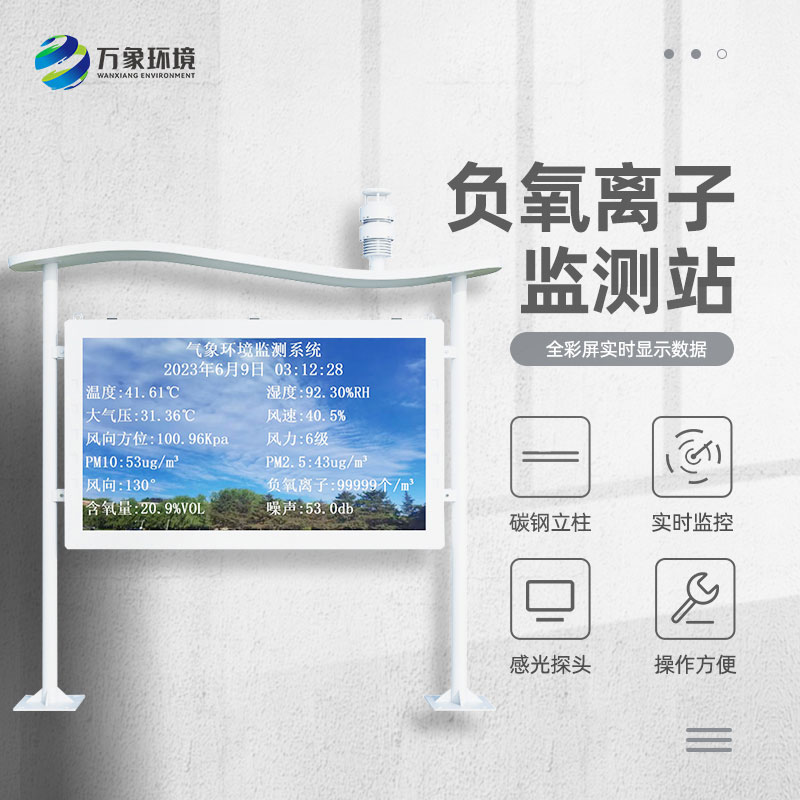 高智能一體化負(fù)氧離子監(jiān)測站可以用來干什么？