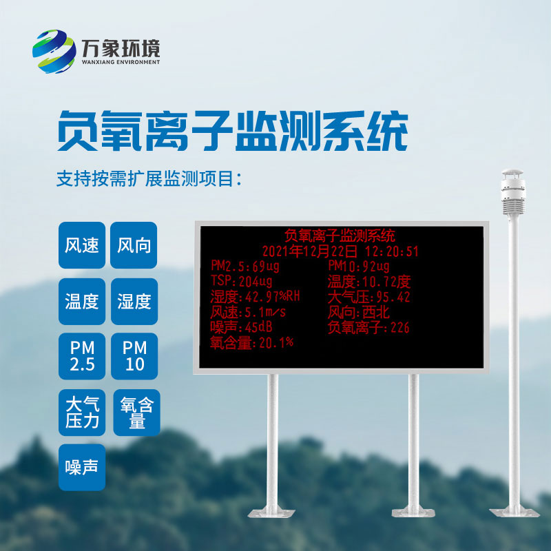 大氣負(fù)氧離子自動監(jiān)測系統(tǒng)